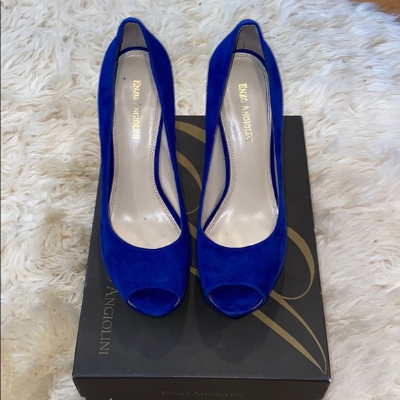 Enzo Angiolini Shoes - Enzo Angiolini blue heels